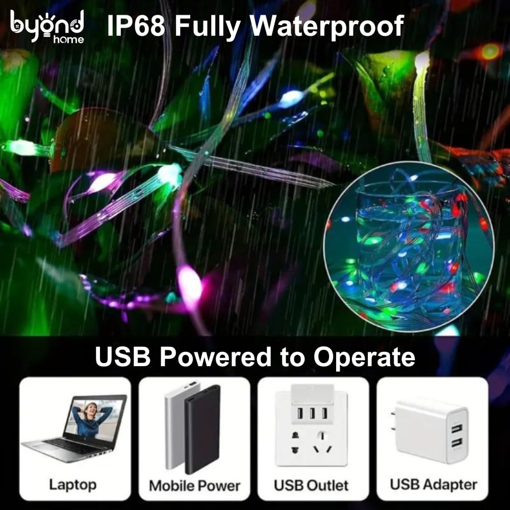 Byond RGB Dreamcolor Fairy Lights with IP68 Waterproof(10 Mtr)