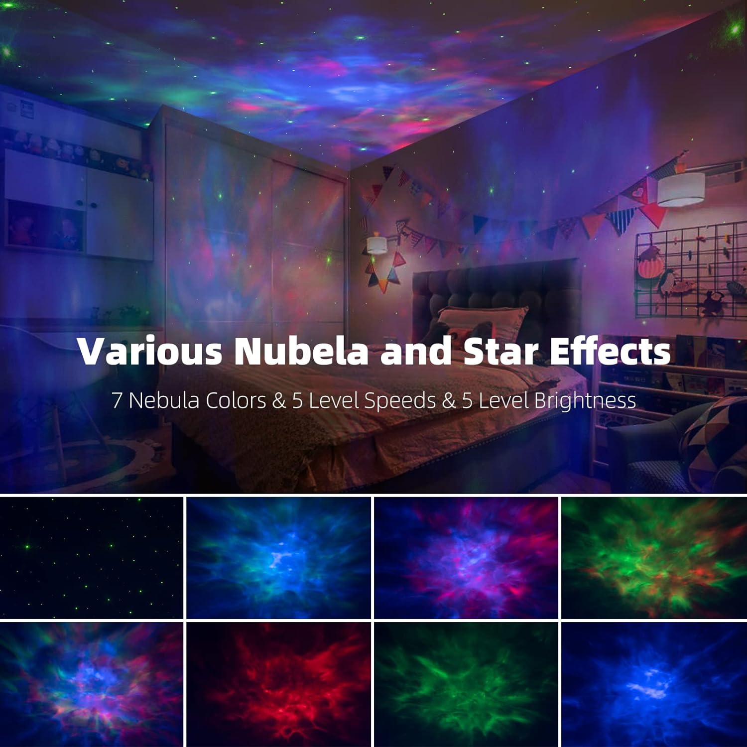 Astro Night Light Projector with USB Intelligent Voice Projector