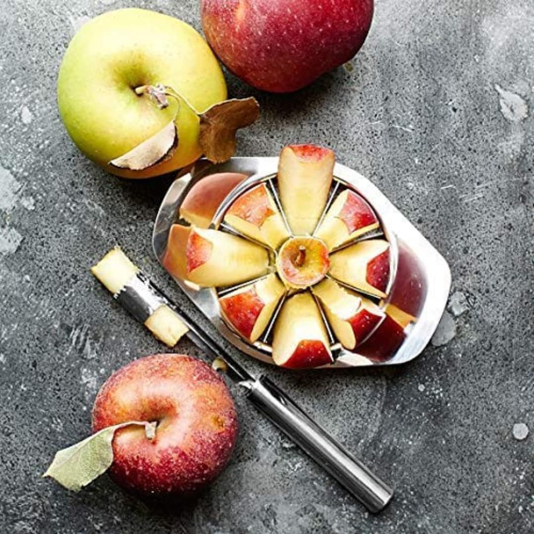 Stainless Steel 8 Blades Quick Fruit Cutter (Pack Of 2)