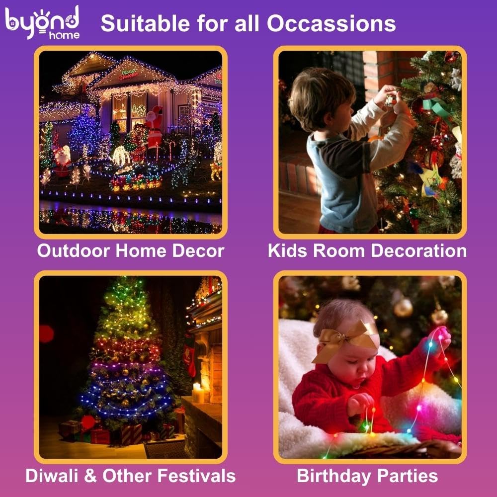 Byond RGB Dreamcolor Fairy Lights with IP68 Waterproof(10 Mtr)